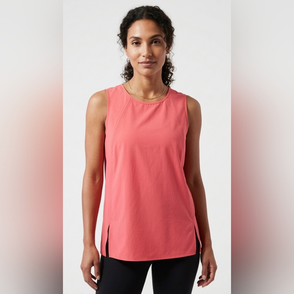 NWOT Athleta Coral Sleeveless Crewneck Tank Top Size M